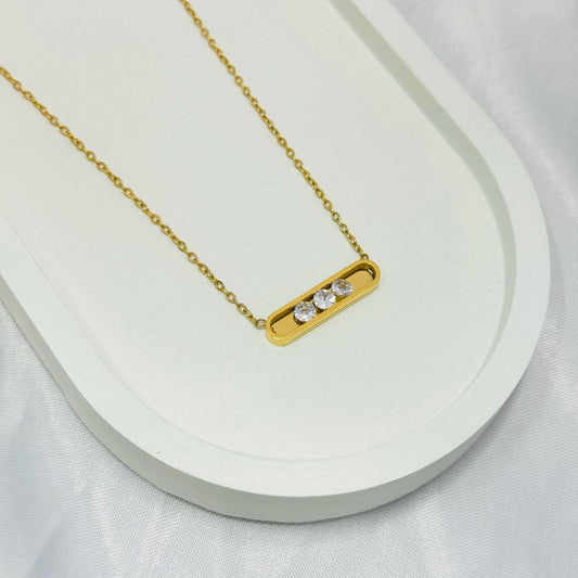 Bar Diamond Necklace