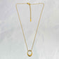 Golden Loop Pendant Necklace