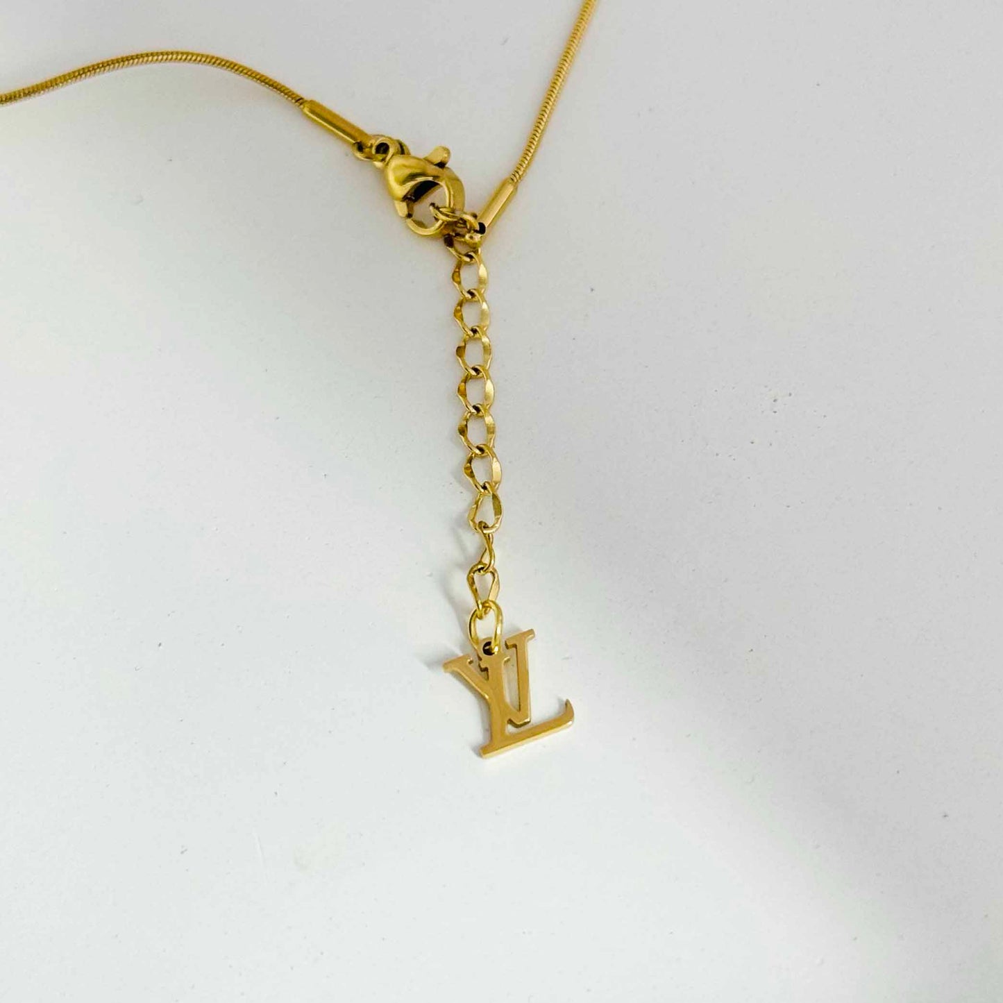 LV Bar Pendant Necklace