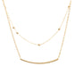 Double Layered Bar Necklace