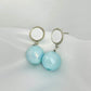 Blue Pearl Earrings