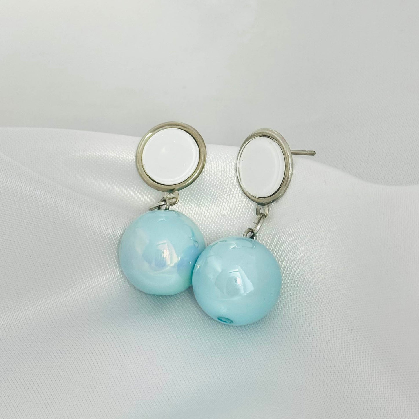 Blue Pearl Earrings