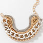 Gold & Silver Multi-Strand Charm Bracelet