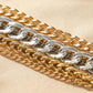 Gold & Silver Multi-Strand Charm Bracelet