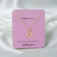 Ring Pendant Necklace