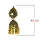 Peacock Statement Golden Jhumka