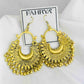 Golden Chandbali Earrings