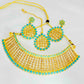 Turquoise Elegance Kundan Set