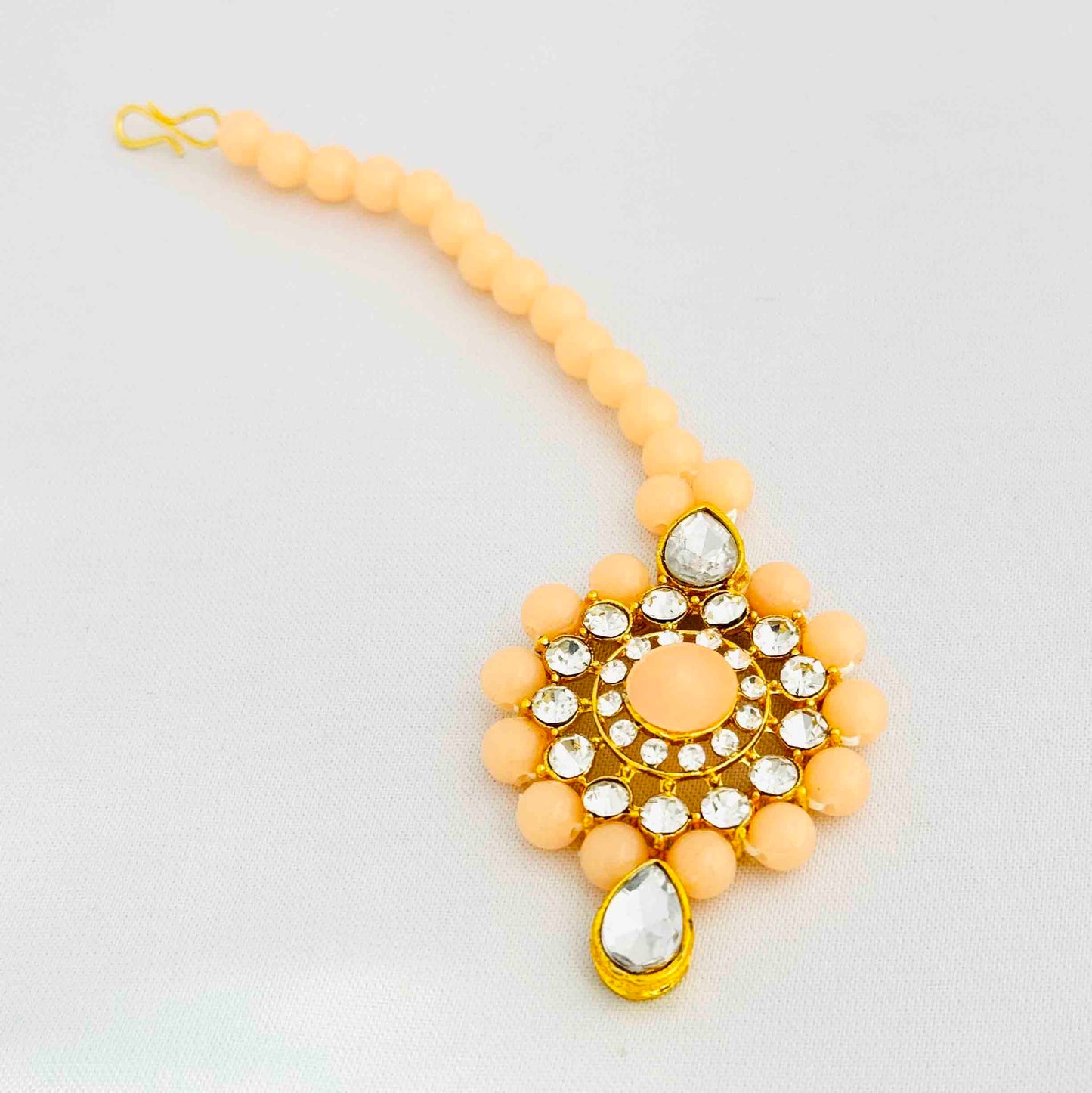 Peach Blossom Kundan Set