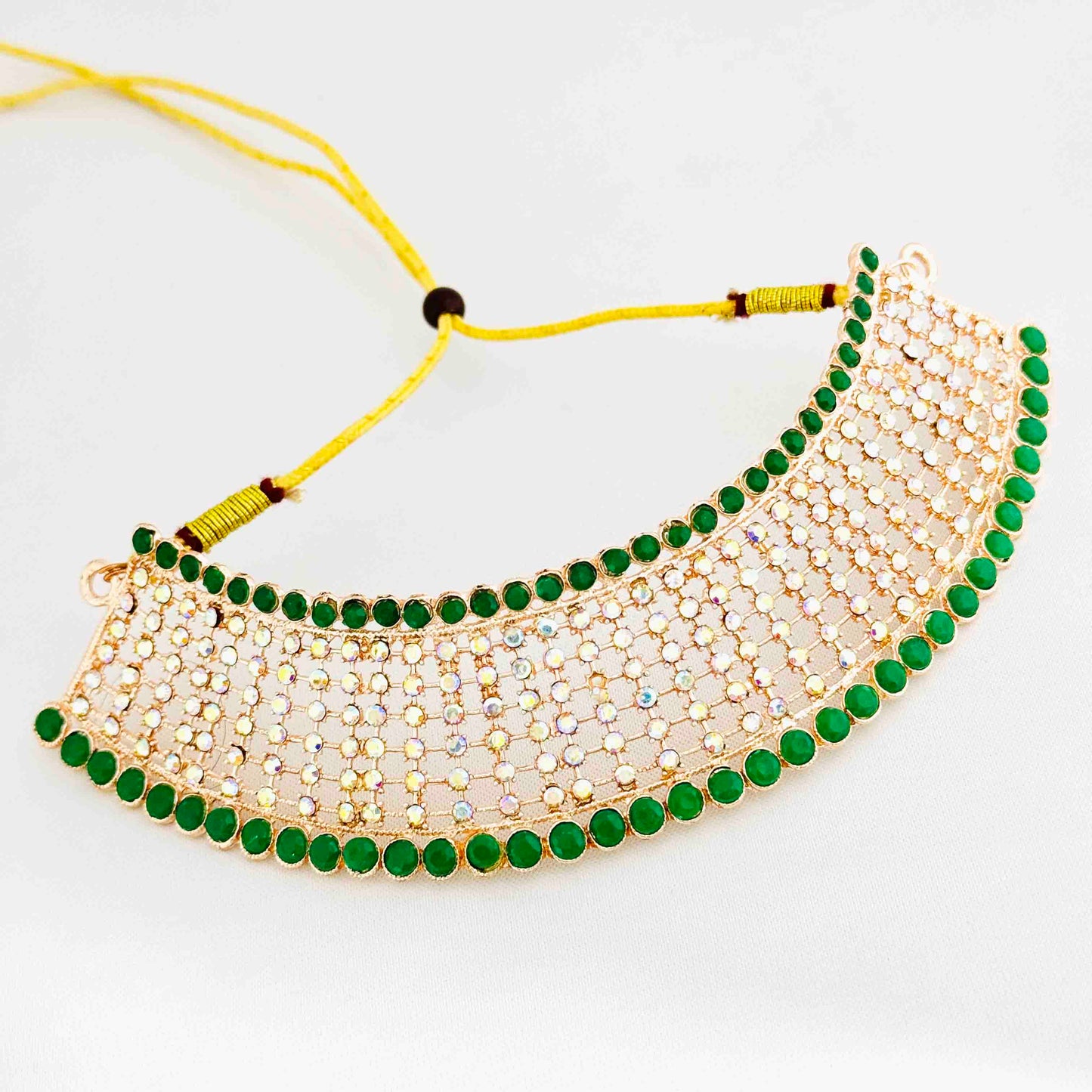 Emerald Glow Kundan Set