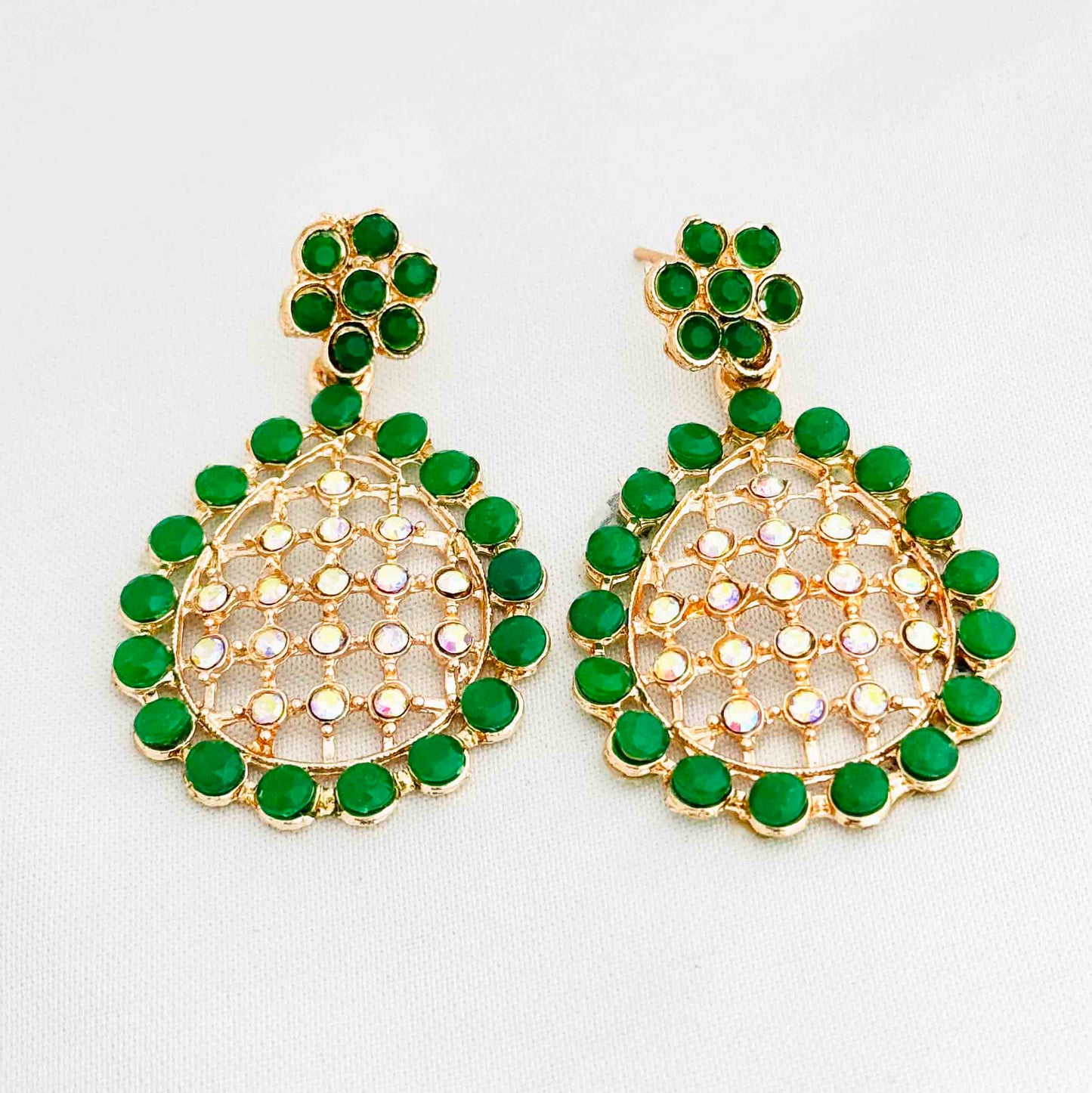 Emerald Glow Kundan Set