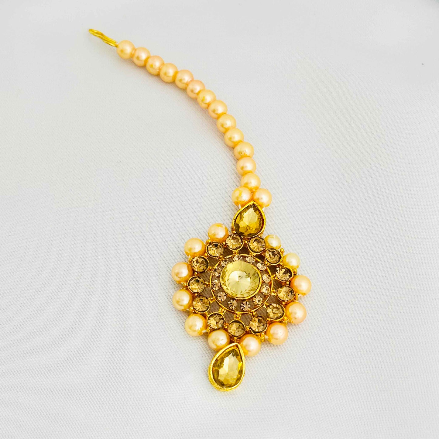 Golden Pearl Kundan Set