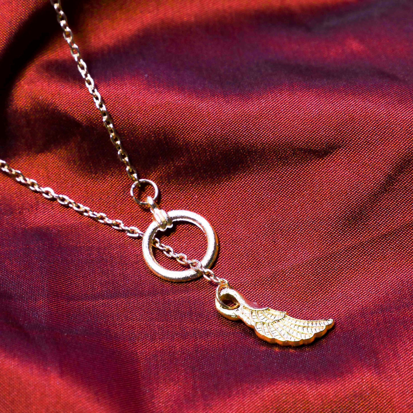 Tie Angel Wing Necklace