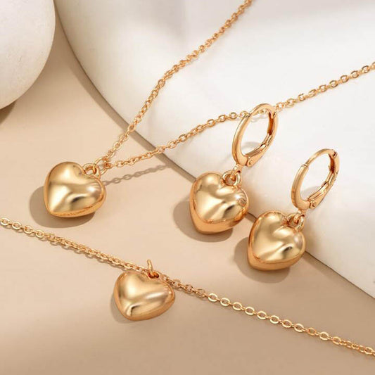 Heart Pendant Set