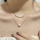 Double Pearl Necklace