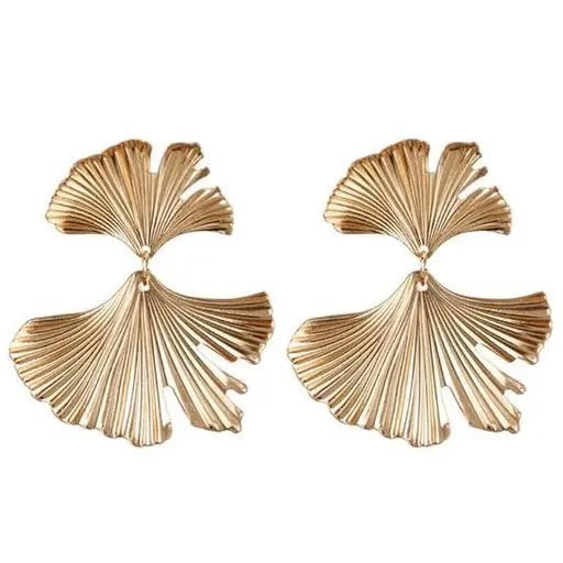 Western Leaf Design Earrings