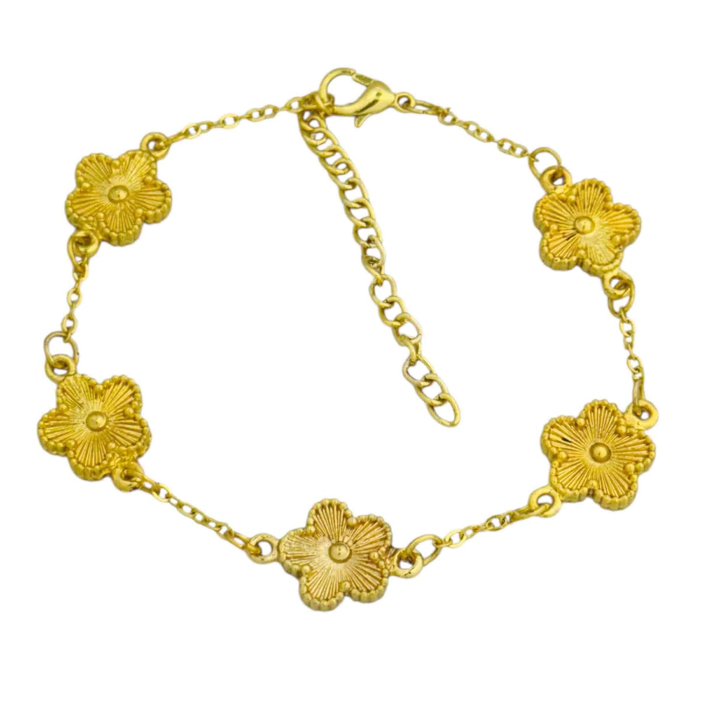 Gold Floral Bracelet