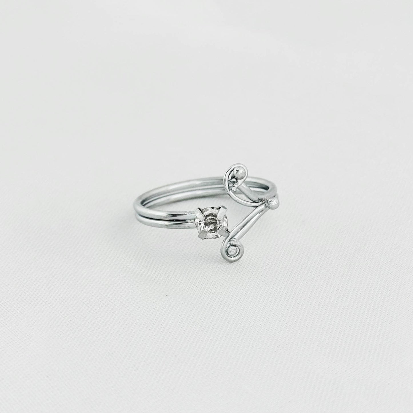 Serene Spark Ring