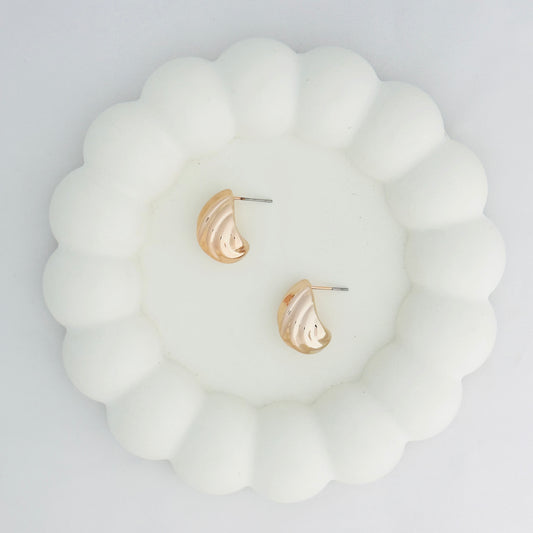 Rose Gold Goog Earrings