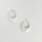 Silver Half Hoop Earrings