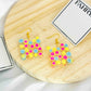 Mix Melon Square Resin Earrings