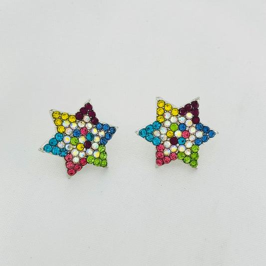 Twinkle Starburst Stud Earrings (Multi)