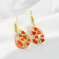 Watermelon Resin Earrings