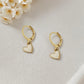 Noir Heart Earrings