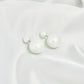 White Pearl Stud Earrings