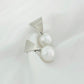 White Pearl Earrings