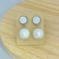 White Pearl Earrings