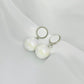 White Pearl Earrings