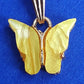 Two Butterfly Statement Double Layered (Yellow)