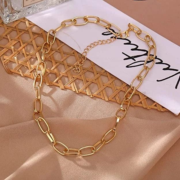 Sleek Layered Necklace, Serena – Inaya Accessories